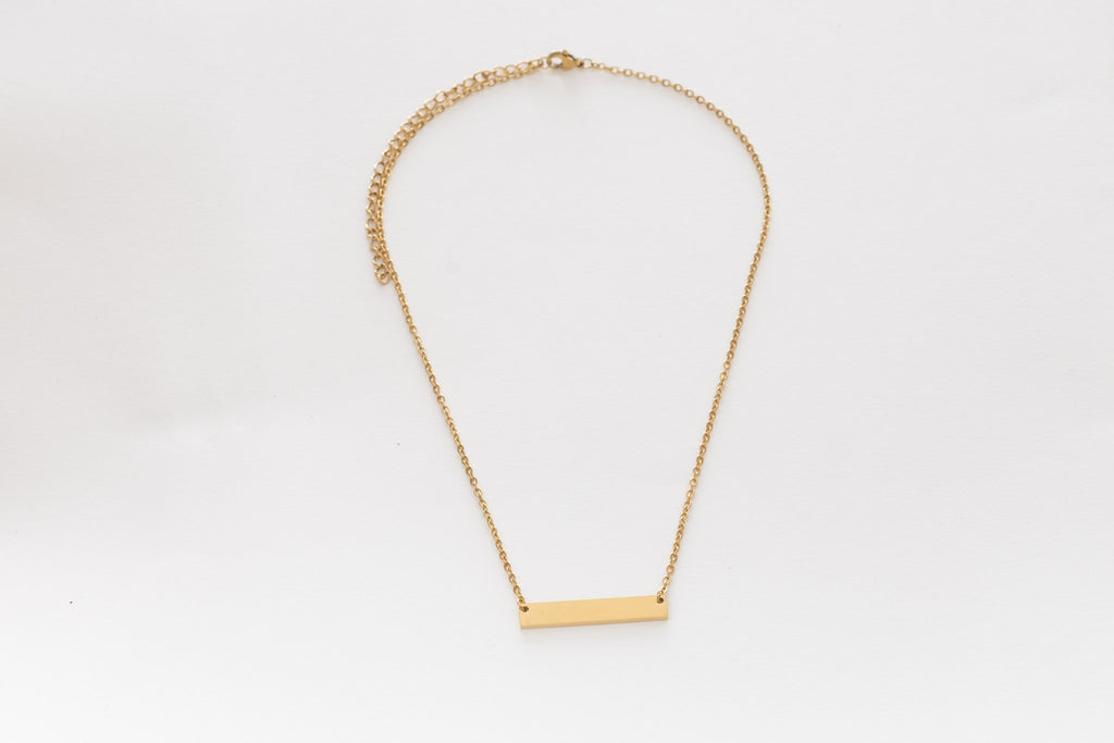 Gold Bar Pendant