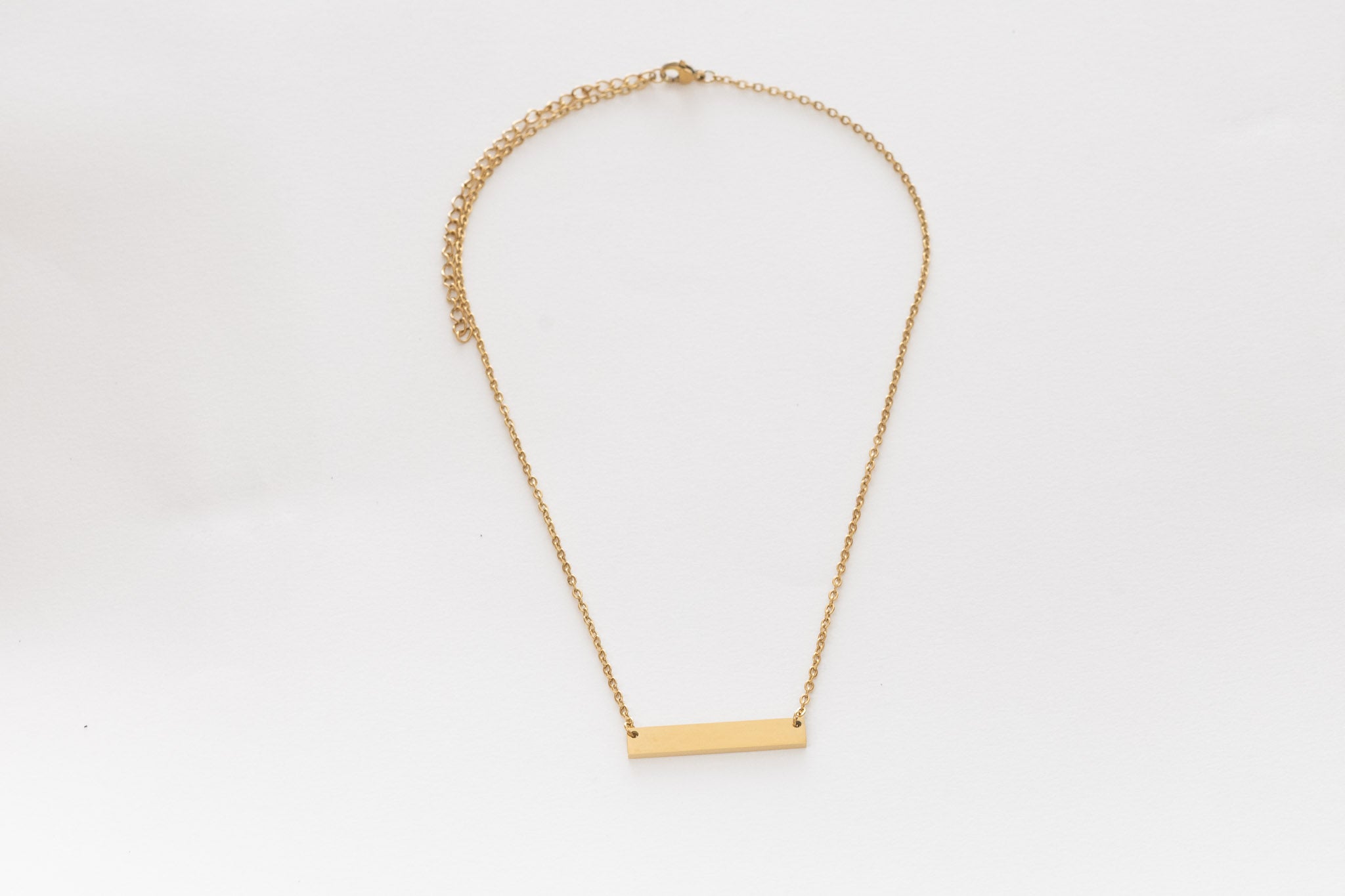 Gold Bar Pendant
