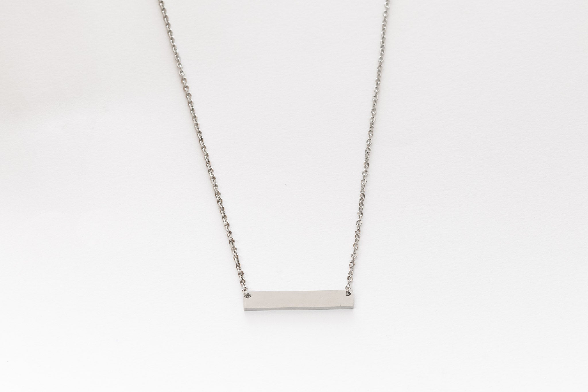 Silver Bar Pendant