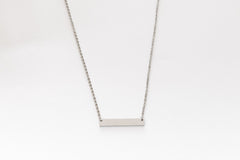 Silver Bar Pendant