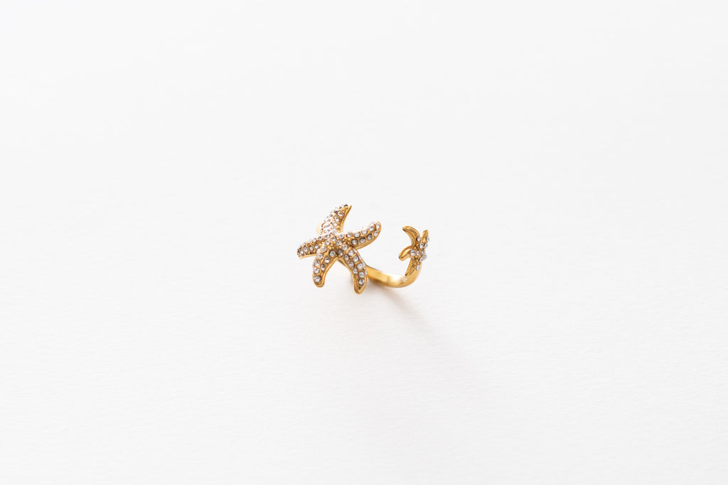 Star Fish Adjustable Ring