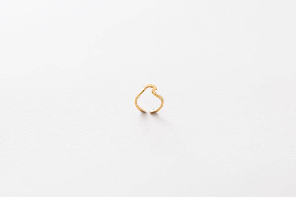 Wave Toe Ring