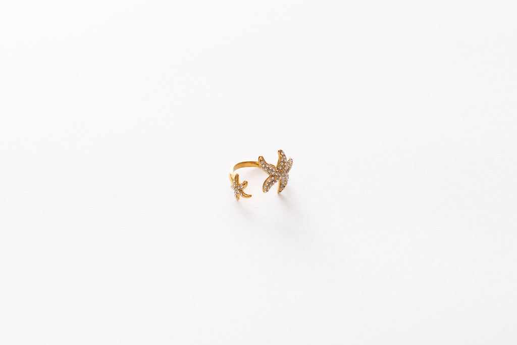 Star Fish Adjustable Ring