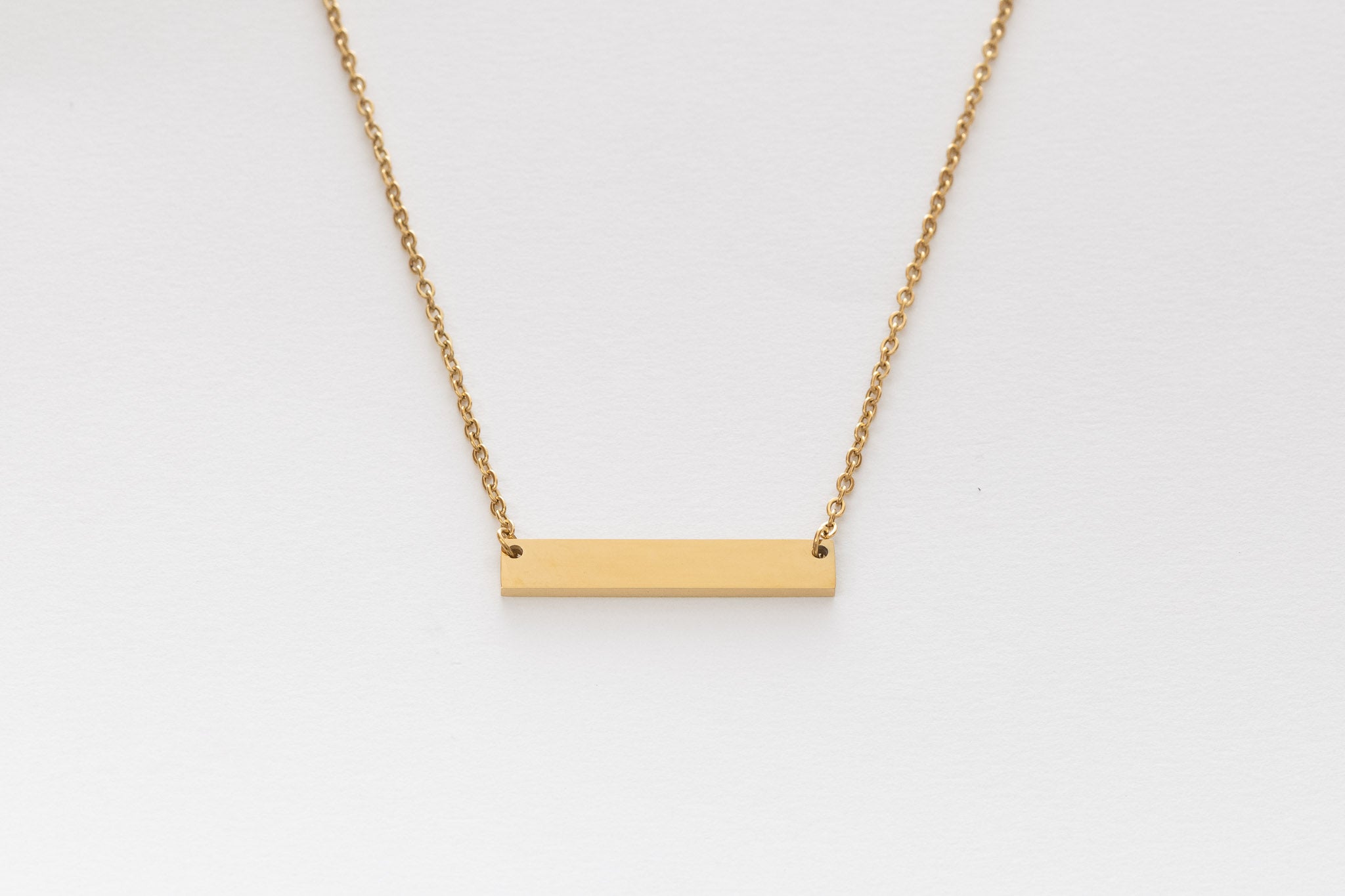Gold Bar Pendant