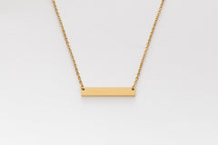 Gold Bar Pendant