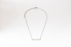 Silver Heartbar Pendent
