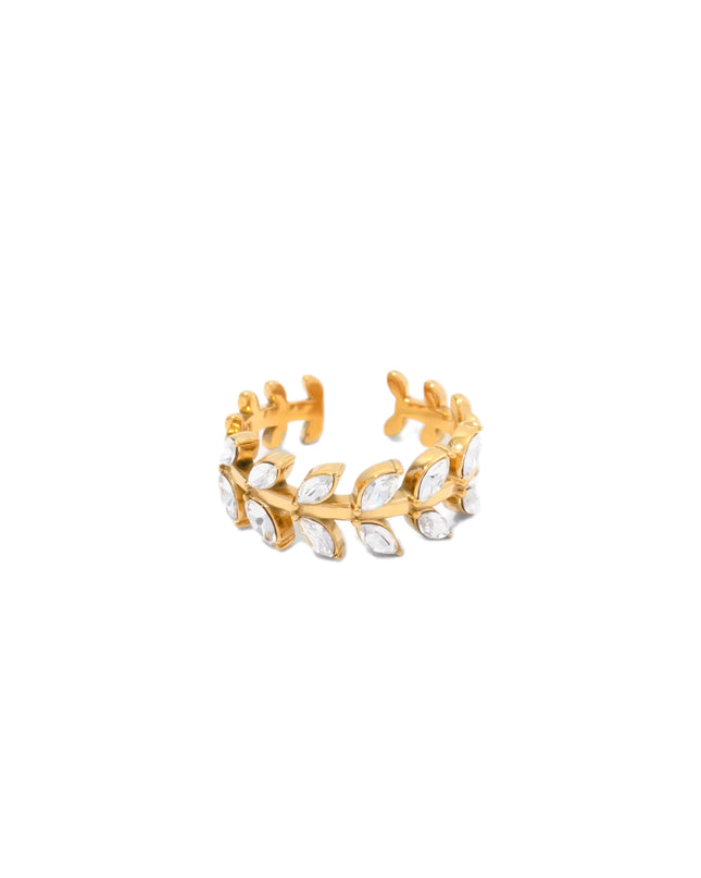 Leave adjustable ring