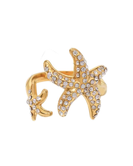 Star Fish Adjustable Ring