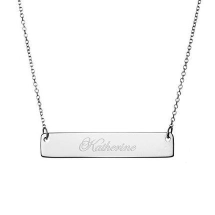 Silver Bar Pendant