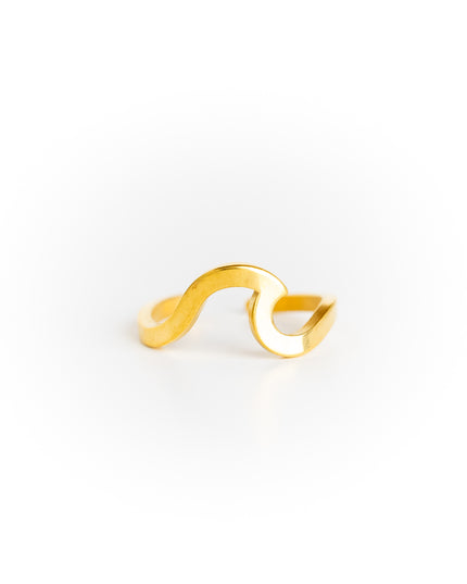 Wave Toe Ring