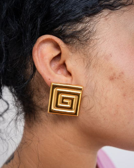 Maze Earings